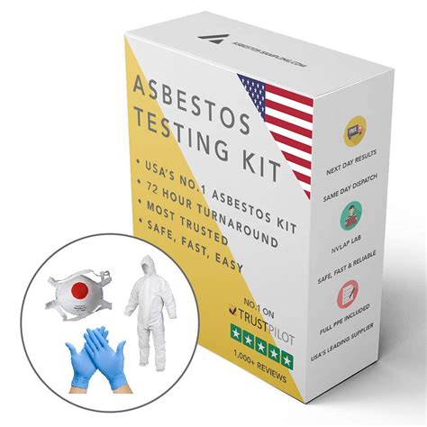 Asbestos Testing Kit (Quality PPE Included) .